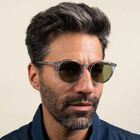 RAFFAELE, Shiny Crystal Blue-Mineral Polarized Drivers Gradient Cat 2 to 3, hi-res image number null